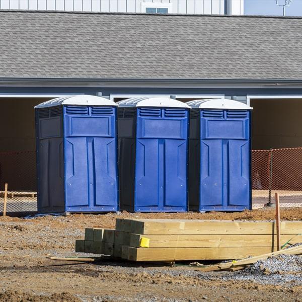 Heavy-duty construction site porta potty in Conway, South Carolina