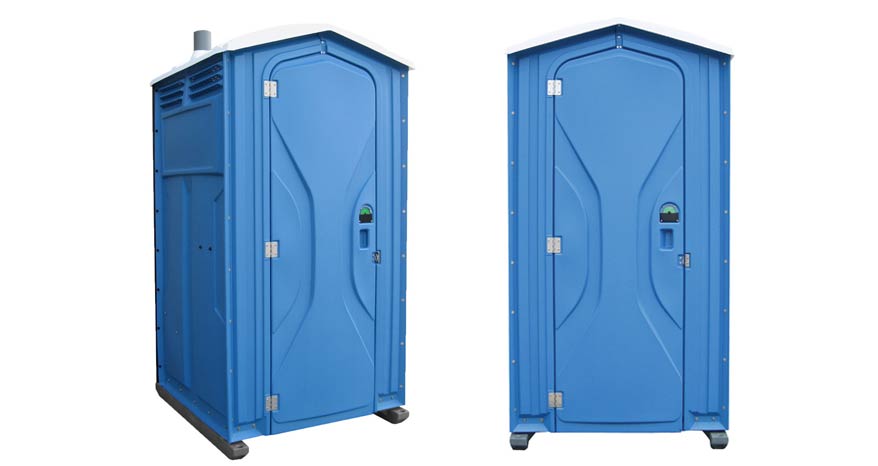 Long-term porta potty units on site in Conway, South Carolina